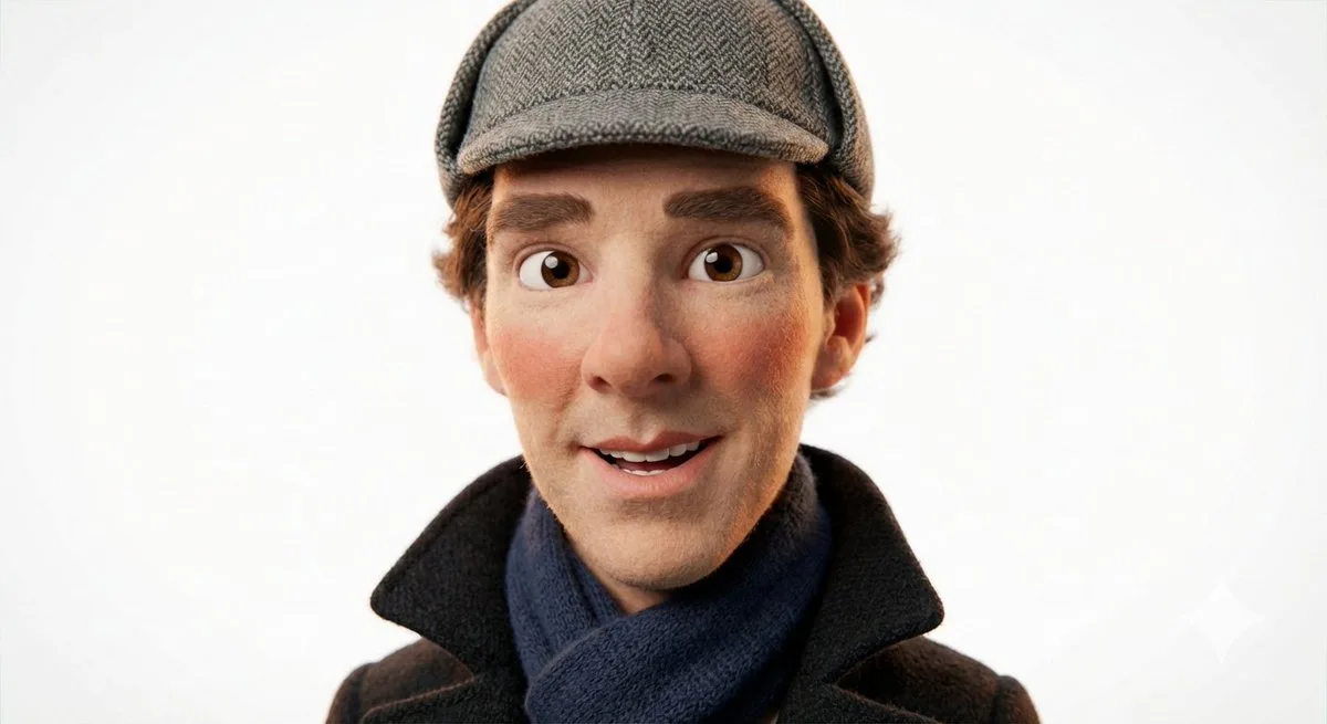 Pixar style 3d claymation character — Sonra