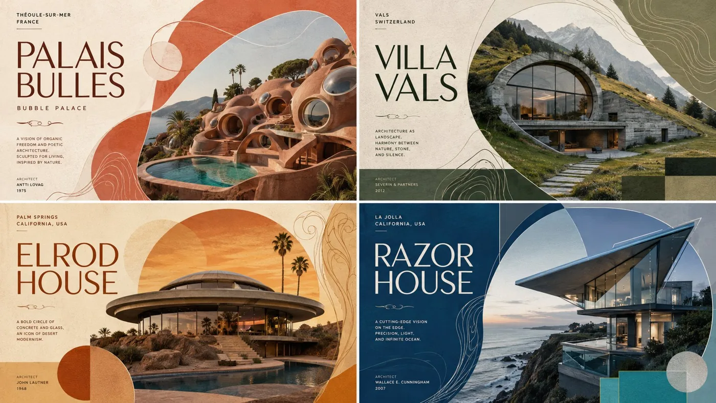 Luxury house poster design art director style — Sonra