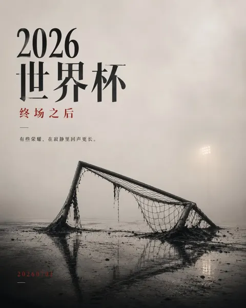 2026 world cup concept cinematic poster