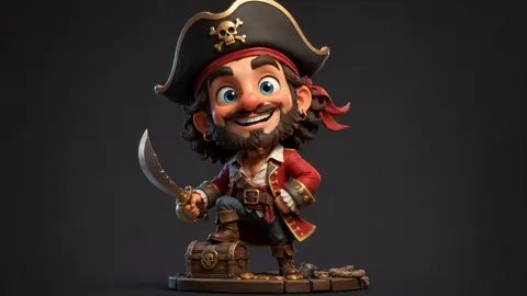 Stylized 3d caricature character design