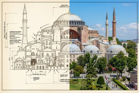 Hagia sophia blueprint reality