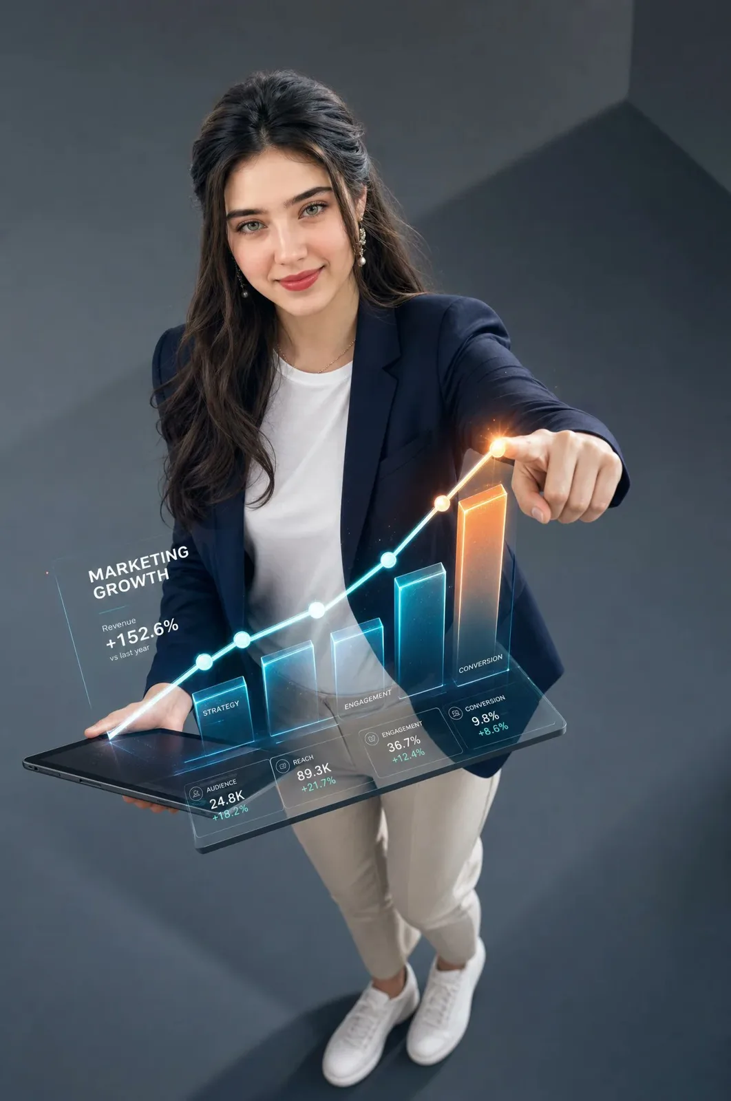 Professional commercial graphic design composite — Sonra