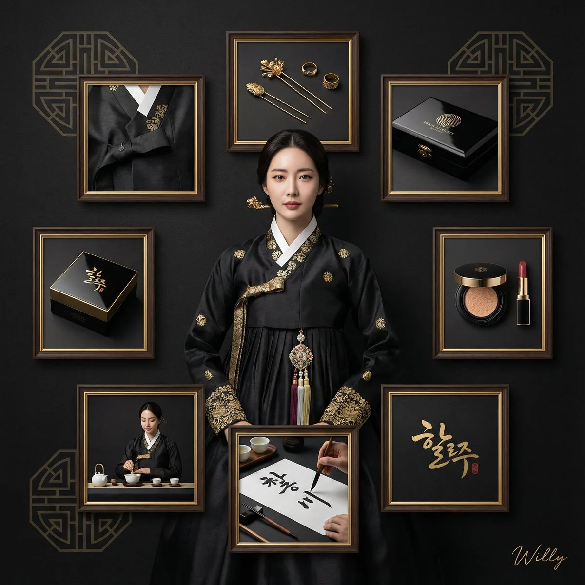 Luxury hanbok brand identity — Sonra