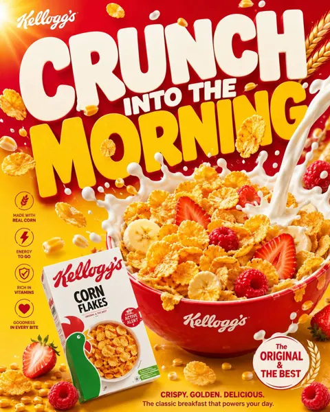 Golden morn fmcg poster campaign system