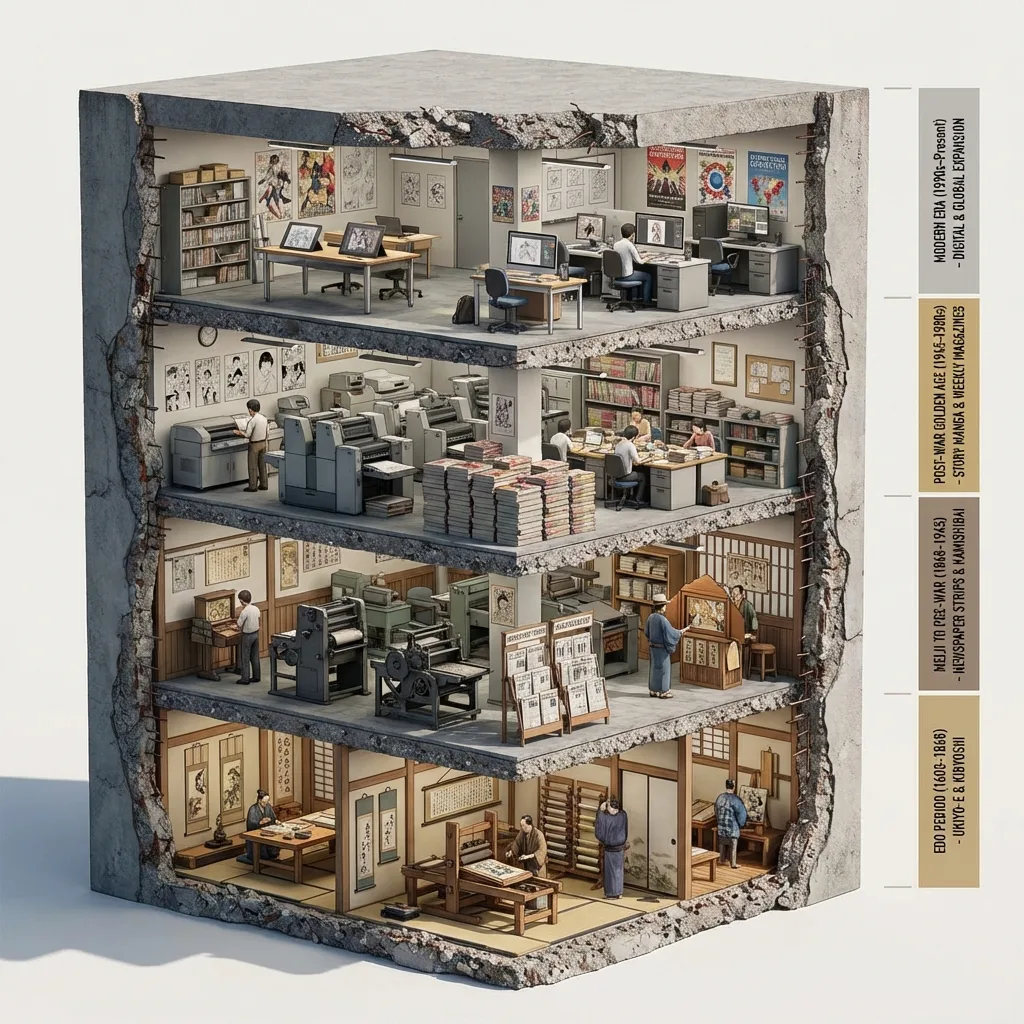 Manga evolution cutaway — Sonra
