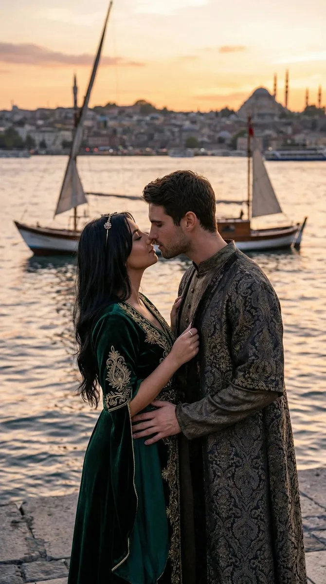 Ottoman sunset bosphorus kiss — Sonra