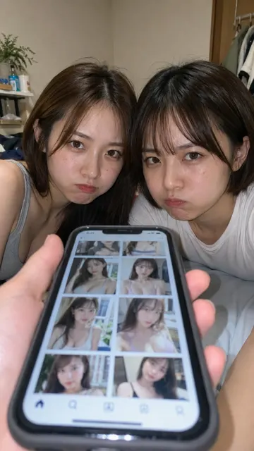 Pov caught looking at phone two jealous women