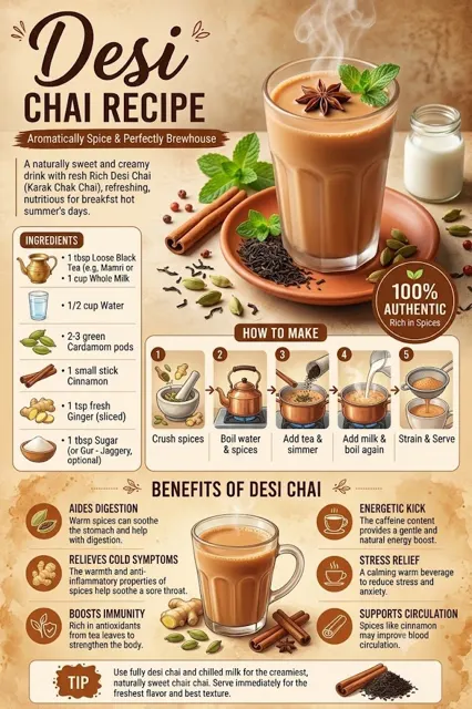 Premium recipe infographic poster design