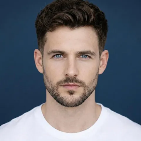 Ultra realistic handsome portrait