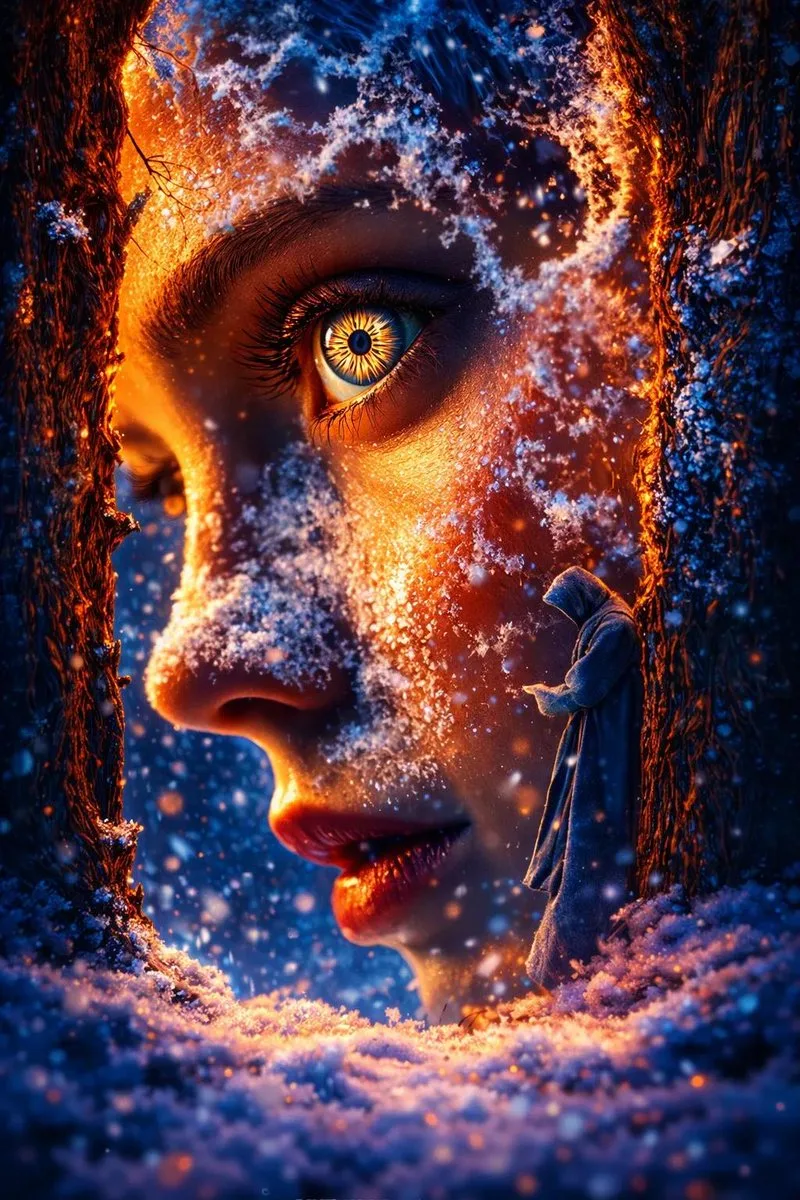 Ice fire forest golden eye witch — Sonra