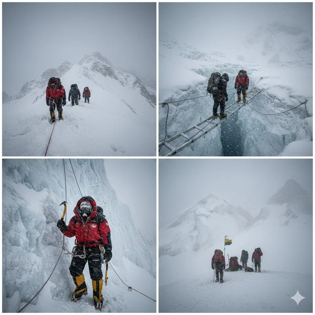 Polar storm life death climbing documentary — Sonra
