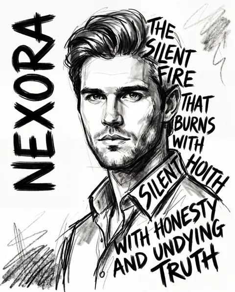 Expressionist schiele sketch portrait poster