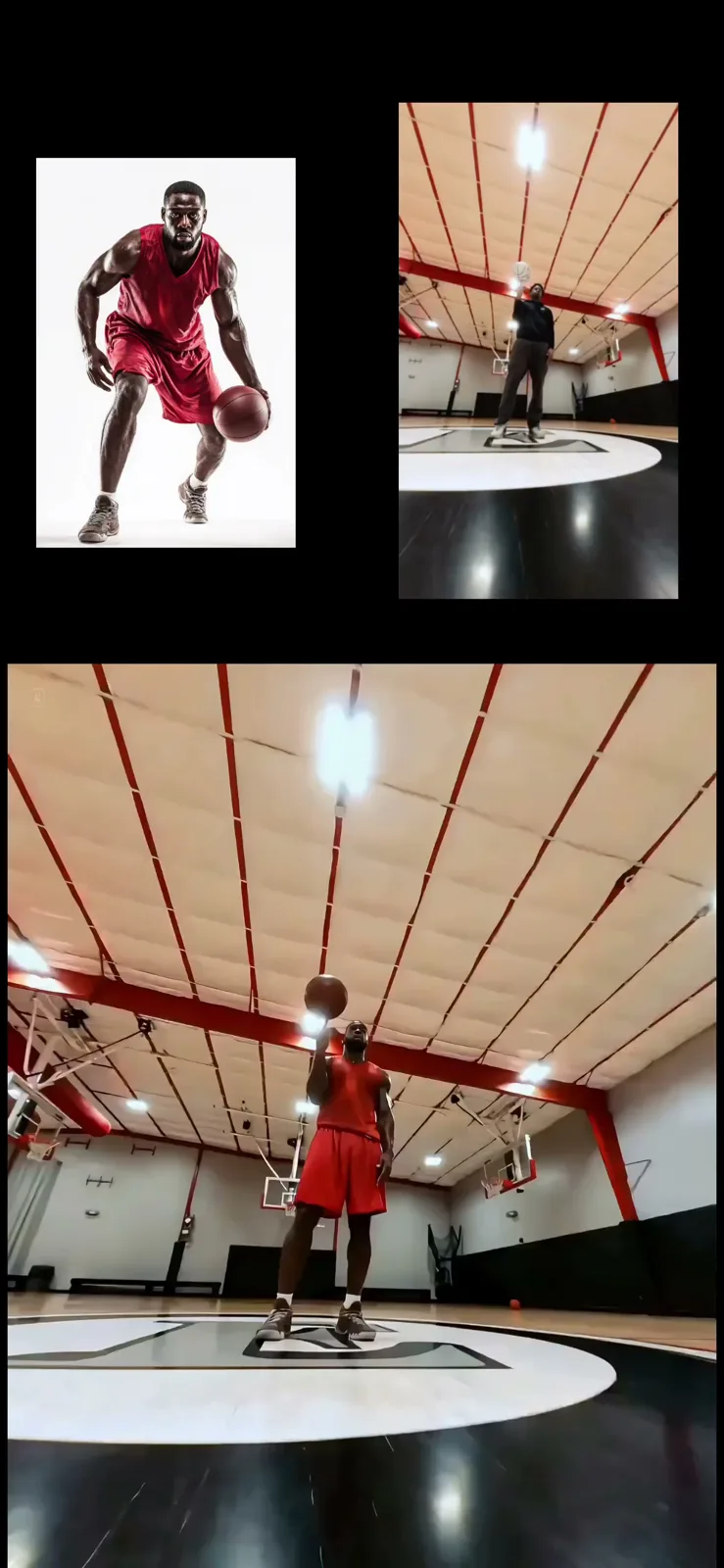 Basketball player video swap — Sonra