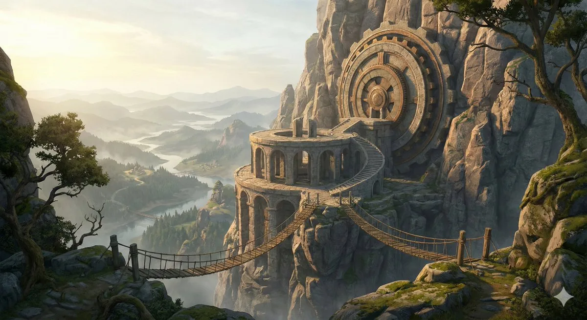 Ancient cliff observatory — After
