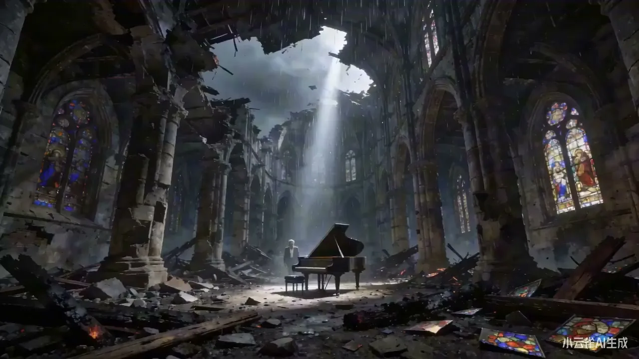 Ruins piano reversing time — Sonra