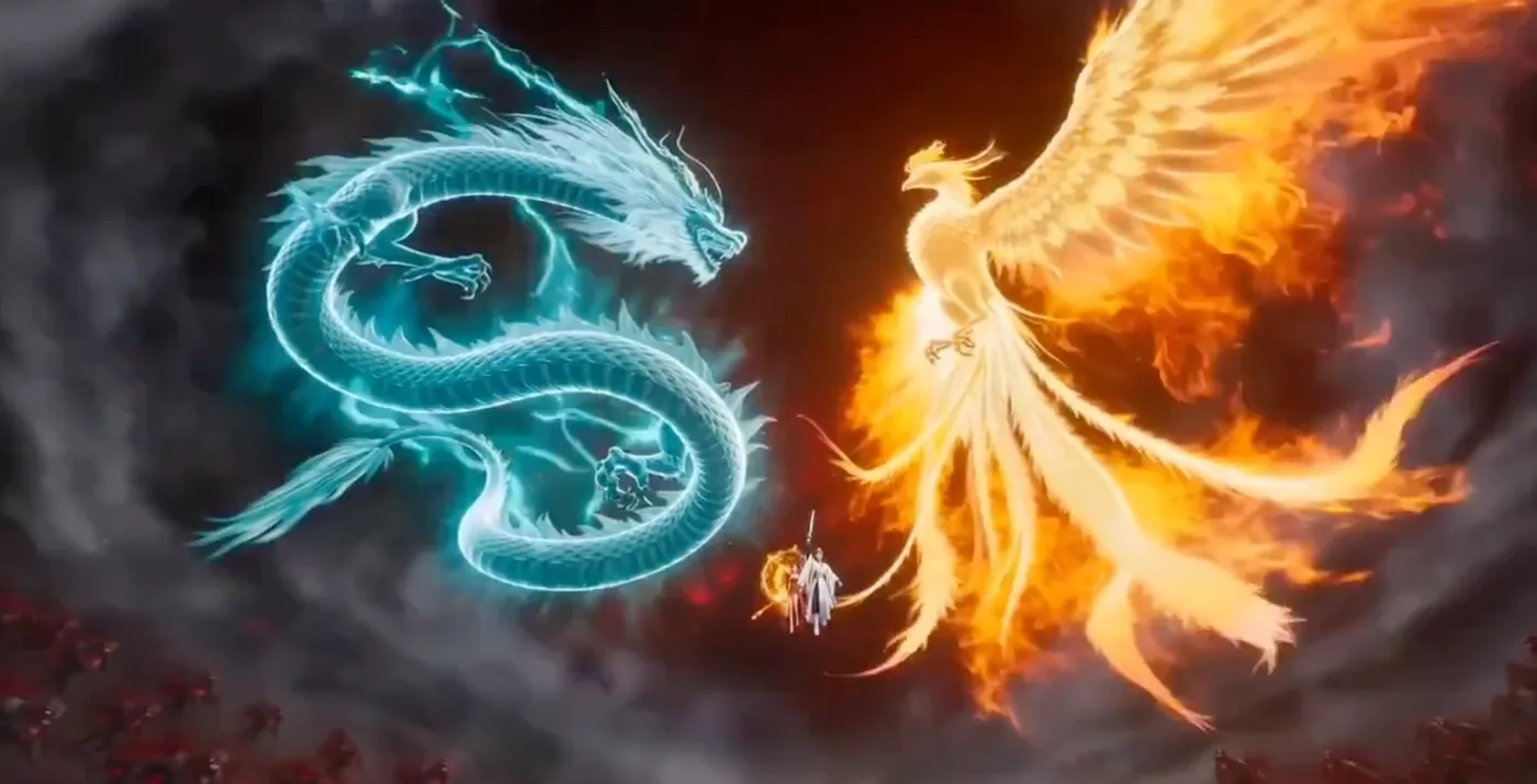 Male and female cultivators battle against demonic beasts — After
