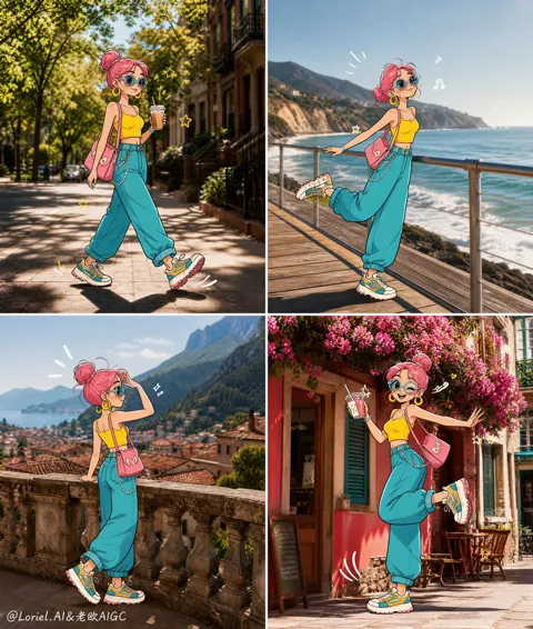 Ultra premium hybrid travel fashion campaign poster