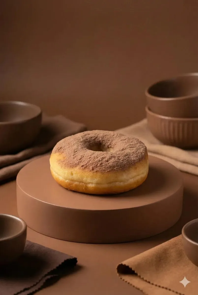 Warm toned donut commercial photography — Sonra