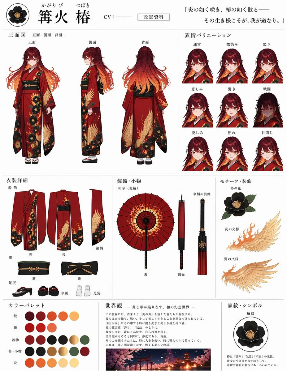 Gpt image character sheet — Sonra