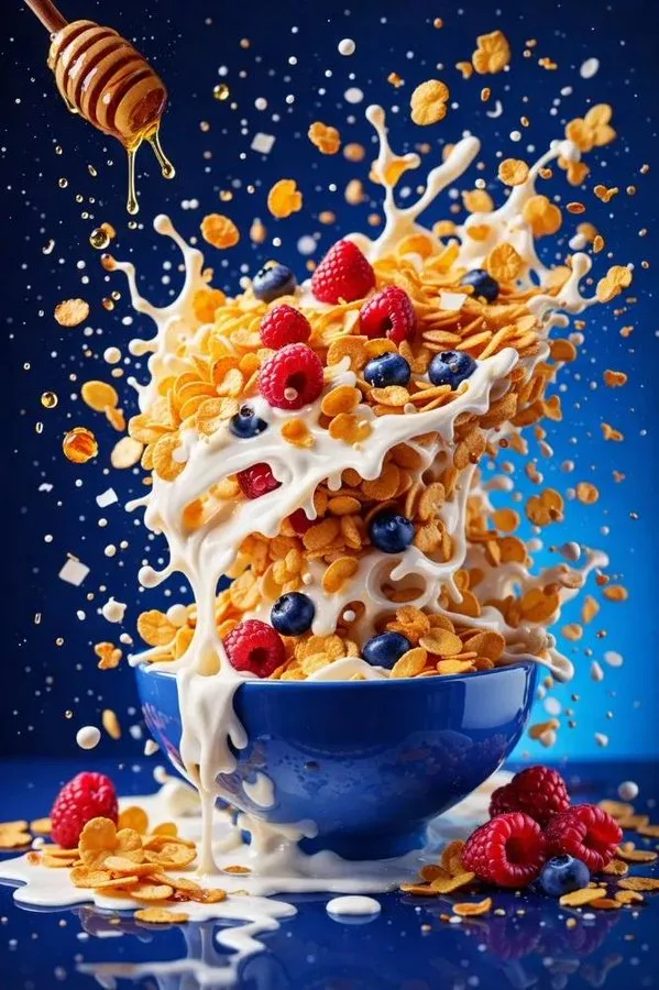 Hyper realistic yogurt splash — Sonra