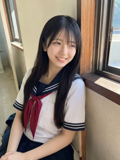Japanese schoolgirl natural mobile photography
