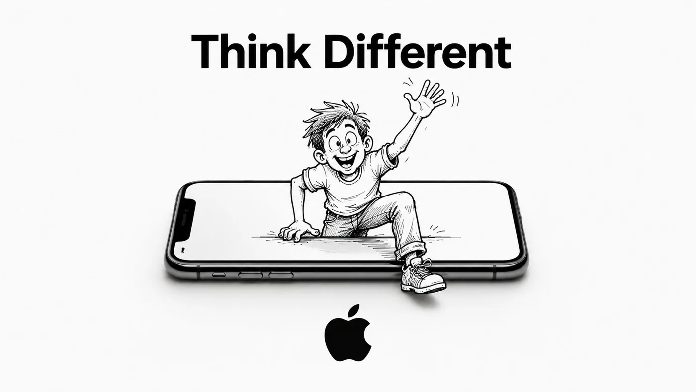Creative composite brand ad doodle integration — After