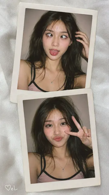 Ultra realistic analog photography collage polaroid