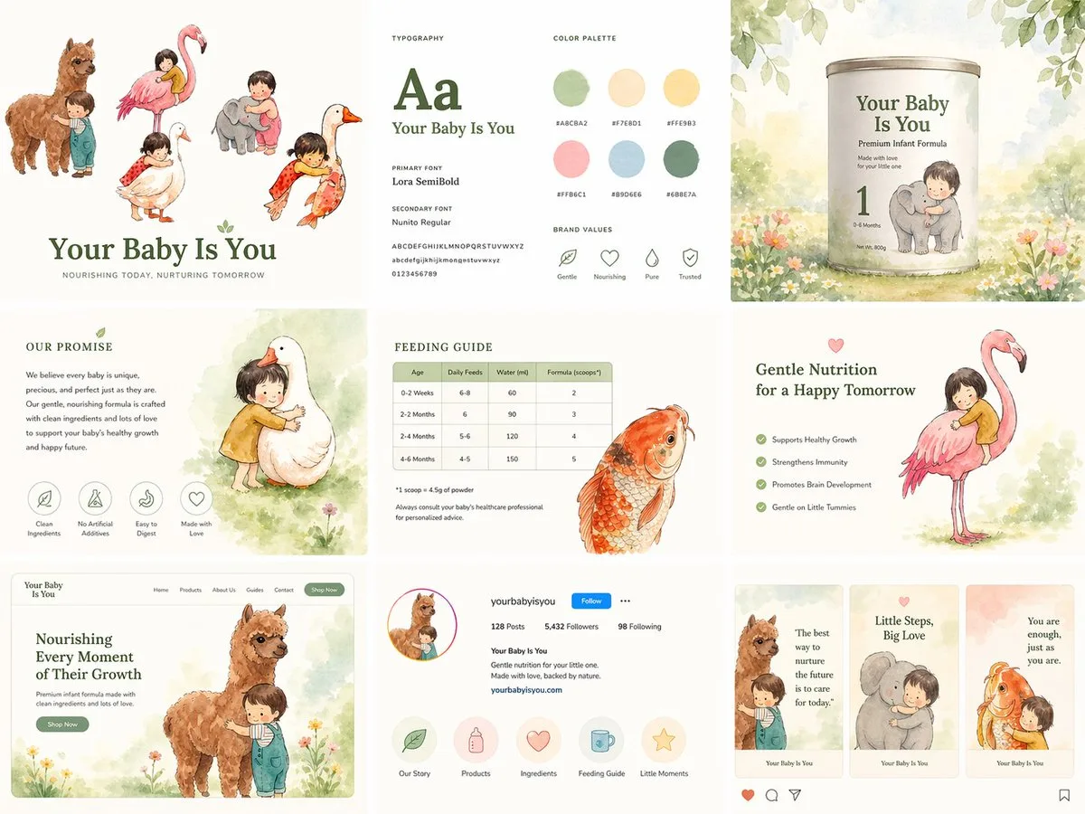 Baby formula brand kit — After