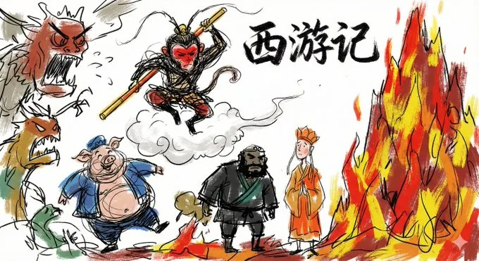涂鸦线条干刷色块 — Sonra