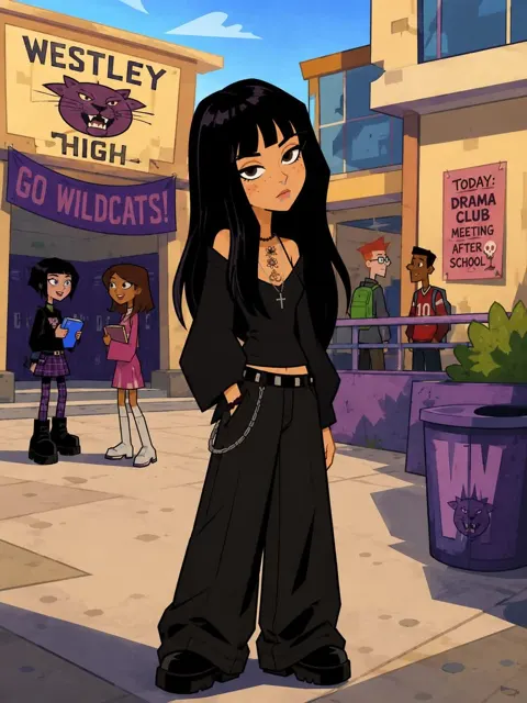 2000s cartoon network style character design
