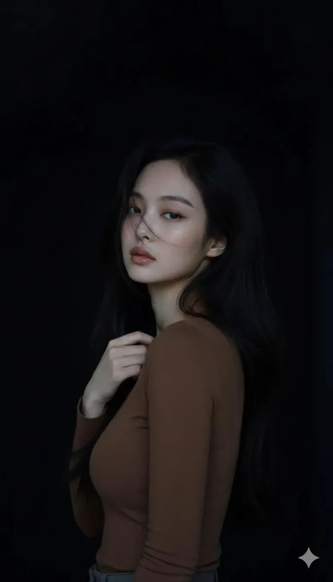 Moody minimalist editorial portrait — Sonra