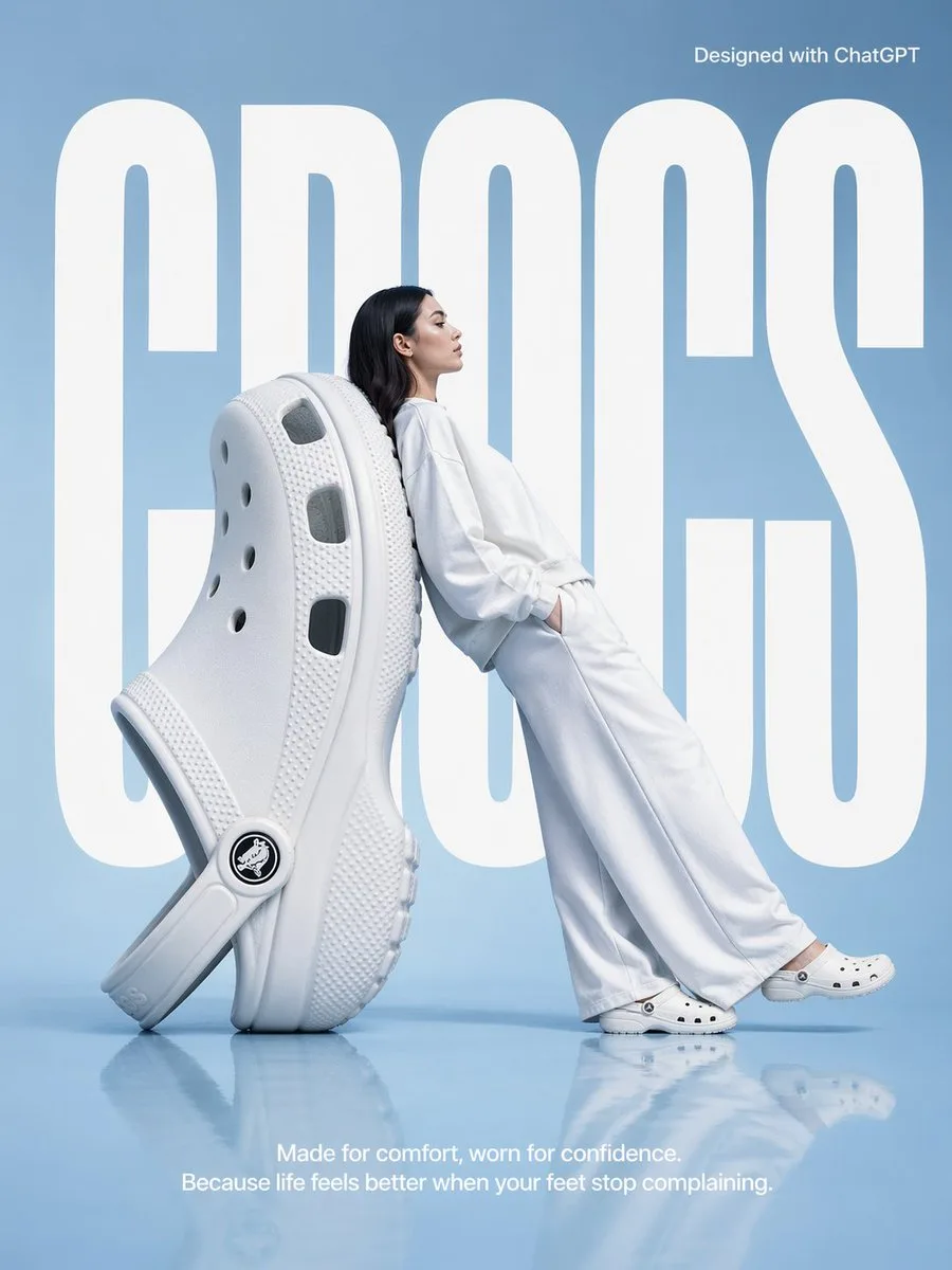 Surreal giant crocs fashion — After