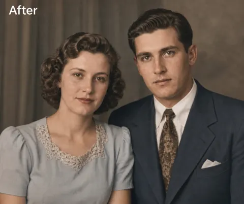 Restore and colorize old photo