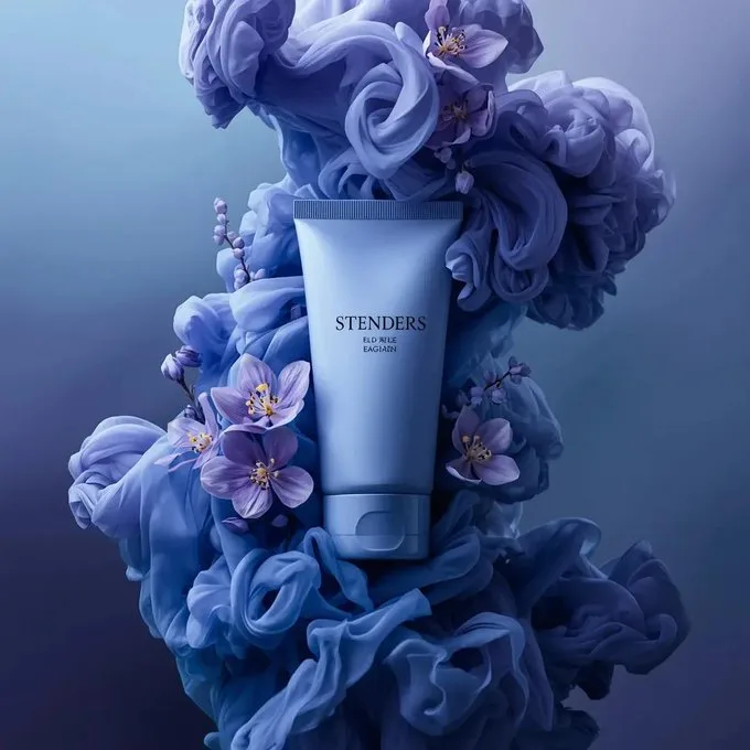 Dreamy blue violet luxury cosmetic — After