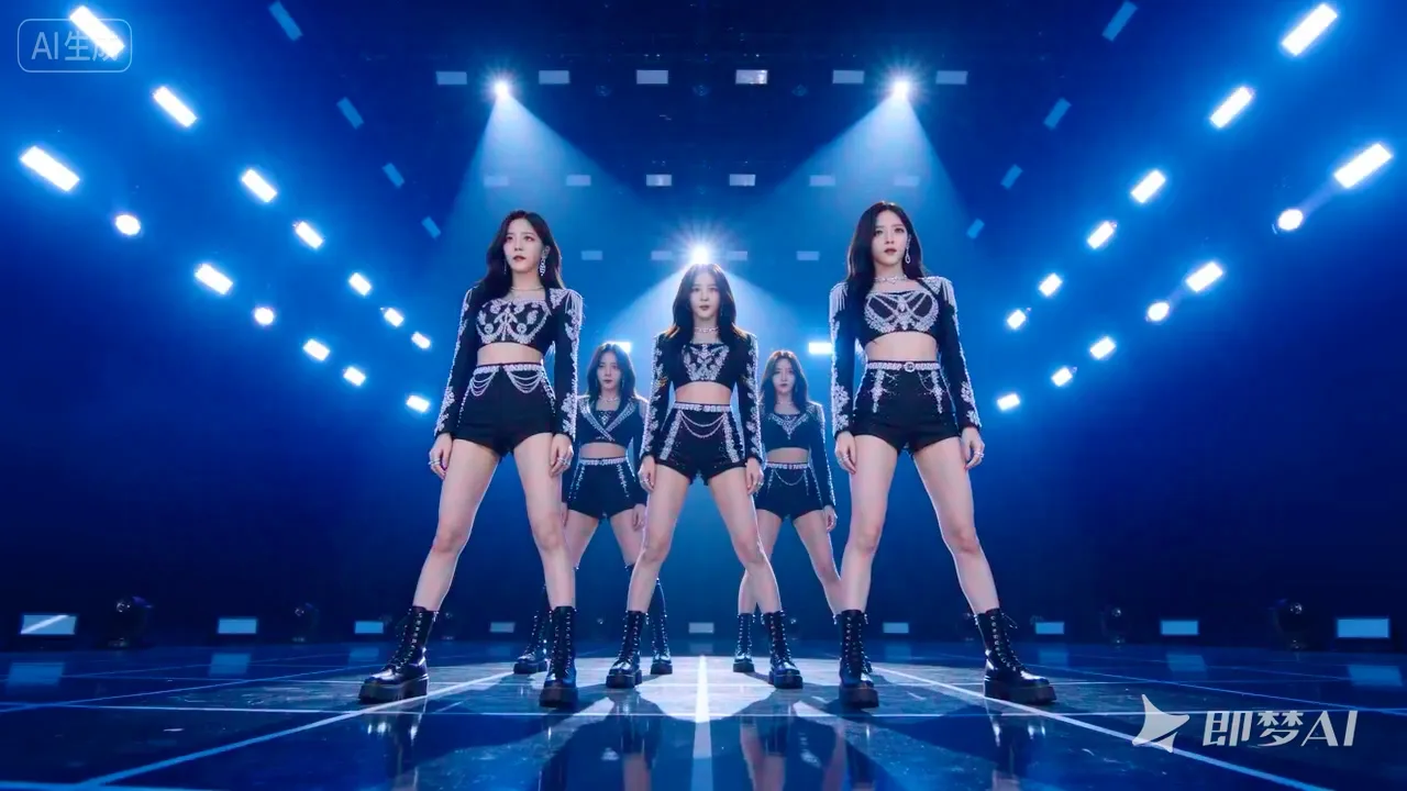 Seedance neon stage kpop dance — Sonra