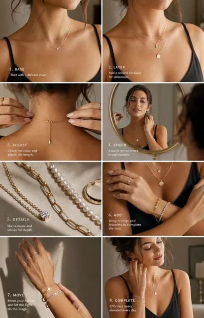 Premium jewelry layering guide