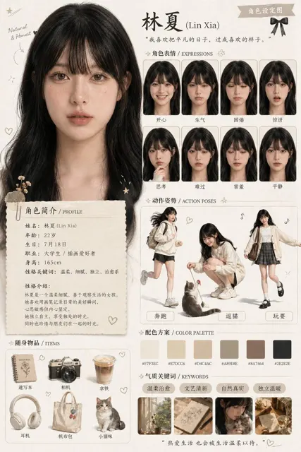 Character full display poster