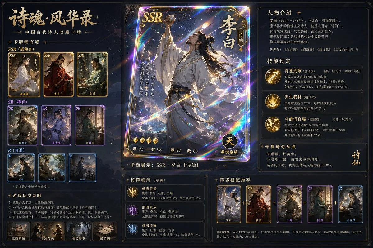 Ancient poet holographic collection — Sonra