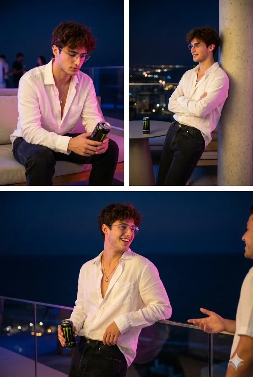 Luxury rooftop party — After