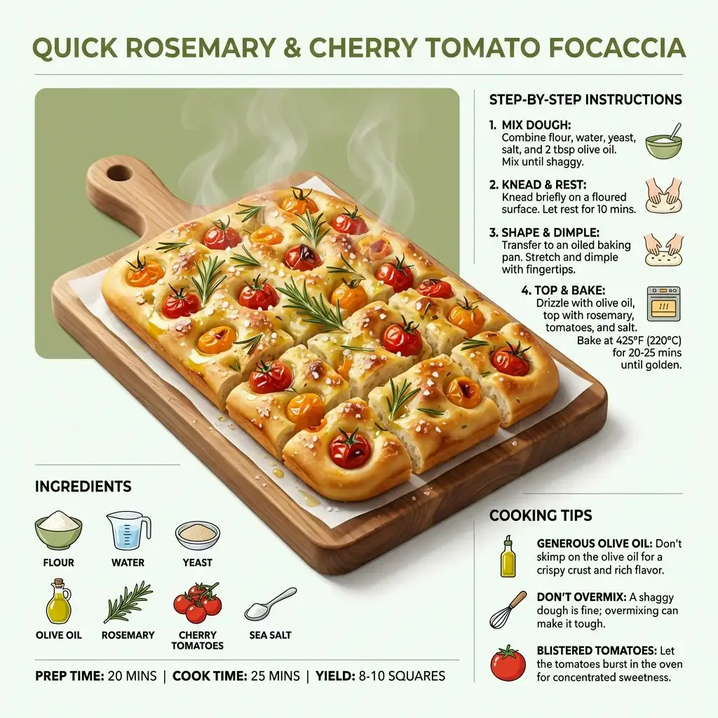 Minimal modern focaccia photography — Sonra