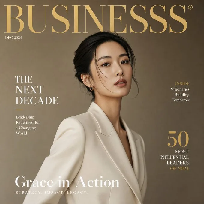 High quality design for commercial magazine cover — After