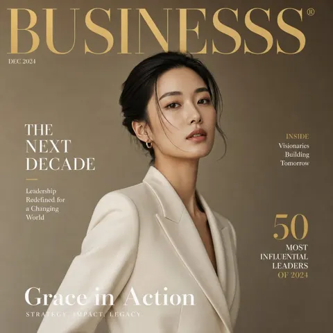 High quality design for commercial magazine cover
