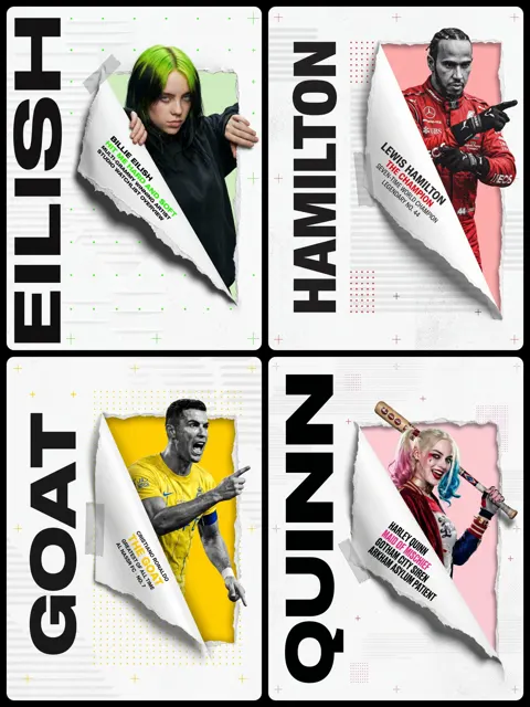 Advanced 3d torn paper graphic poster