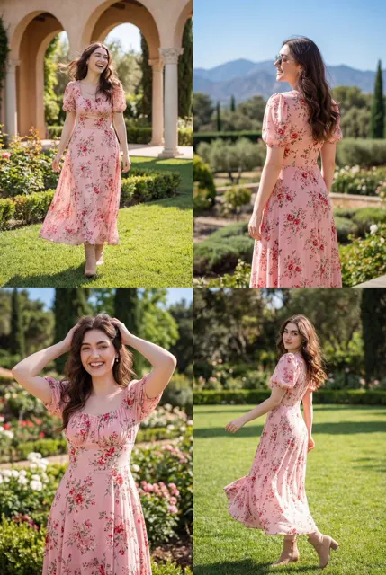 Mediterranean estate pink romance