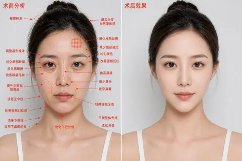 Medical aesthetics before after blueprint