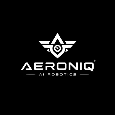 Minimalist black white brand logo presentation