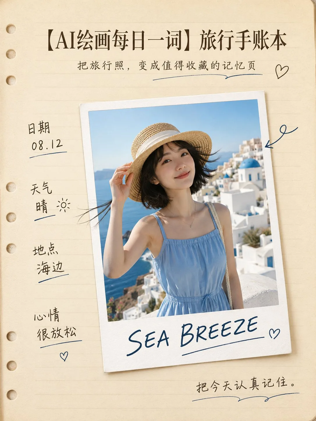 Travel journal out of frame poster — Sonra