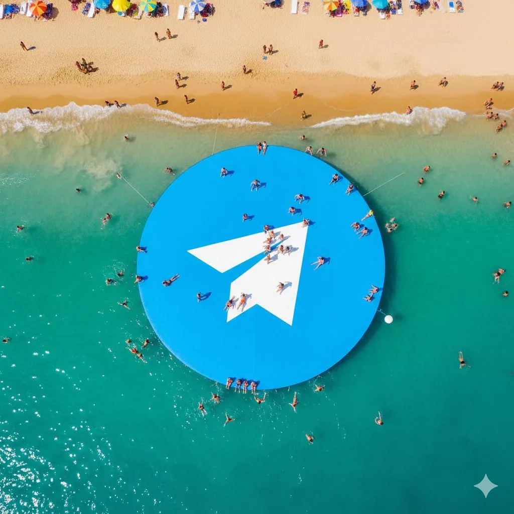 Giant whatsapp inflatable ocean party — Sonra
