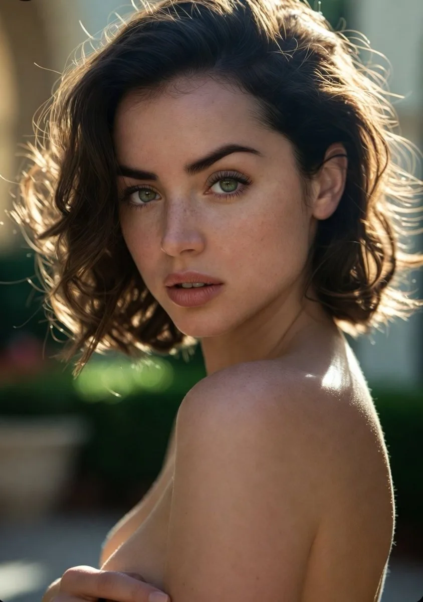 Ana de armas hyper realistic portrait — After