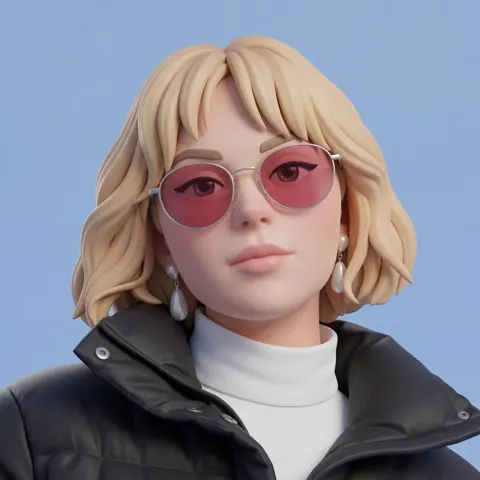 Pixar style 3d custom figurine